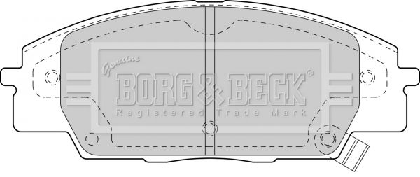 BORG & BECK Jarrupala, levyjarru BBP1742